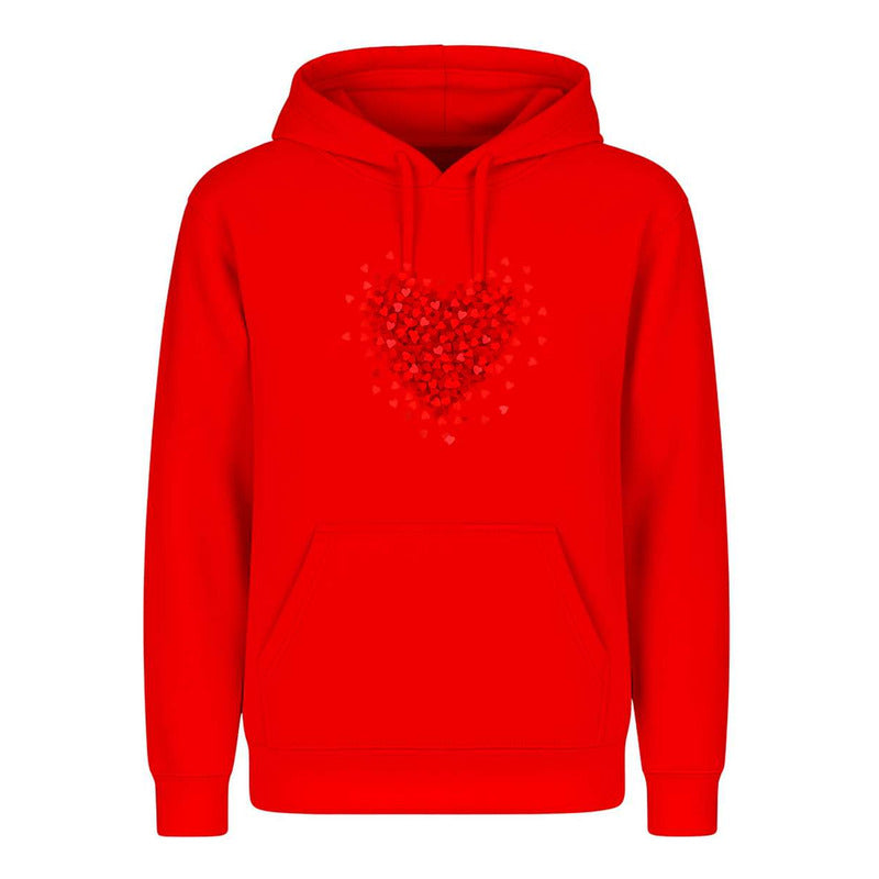 Sudadera Corazón Formado De Corazones Romántica Infantil