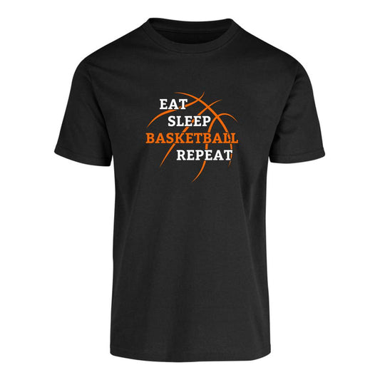 Playera Basketball Eat Sleep Repeat Baloncesto Para Hombre