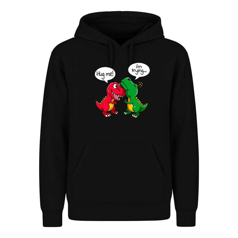 Sudadera Dinosaurios Hug Me! Divertida Humor Regalo Unisex