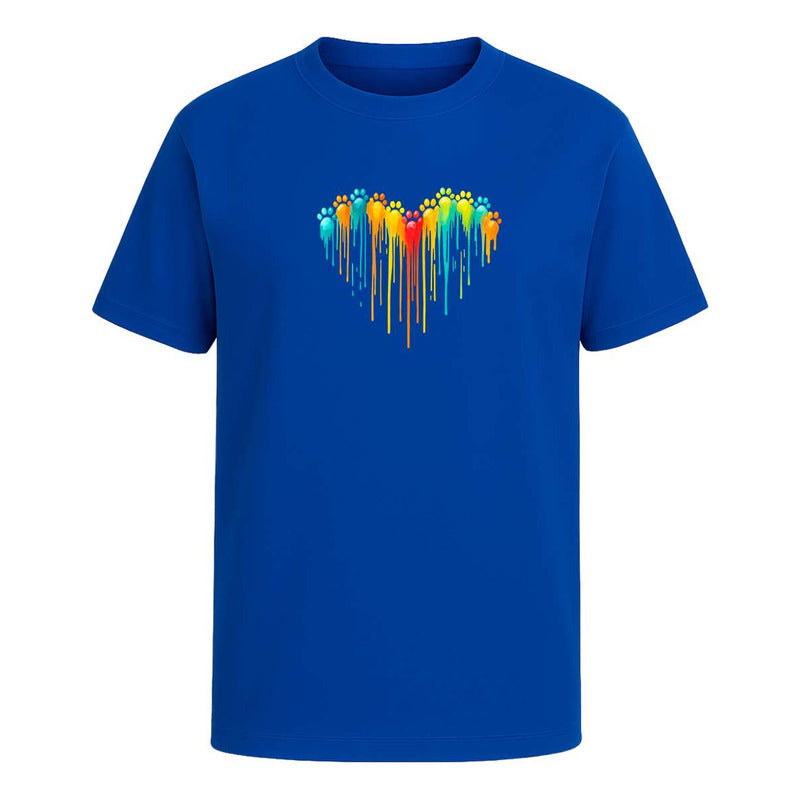 Playera "Corazón Huellitas" Mascotas - Infantil