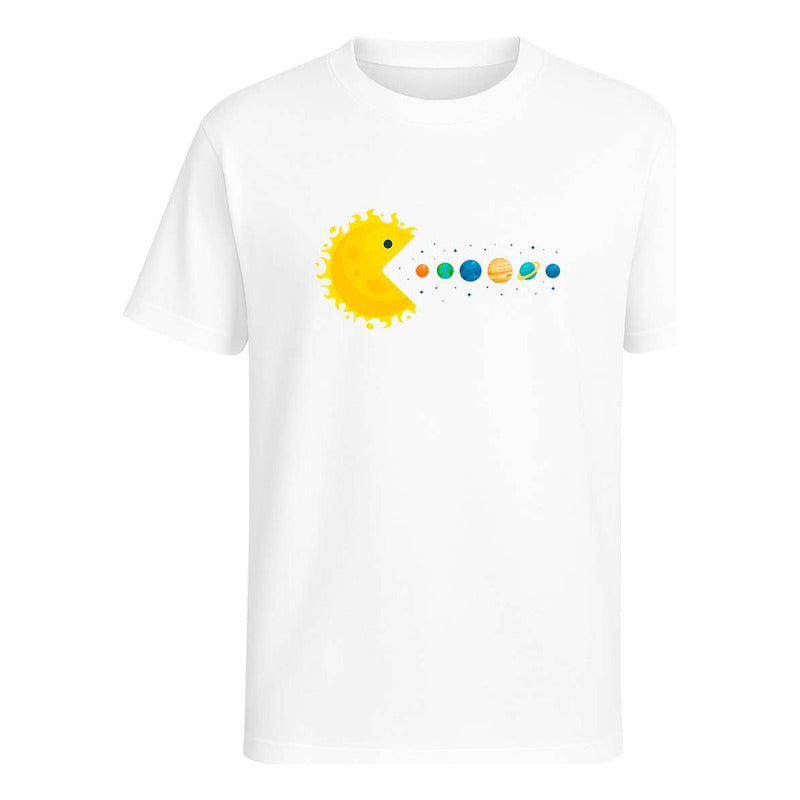Playera "Sol Pacman Espacio" - Infantil
