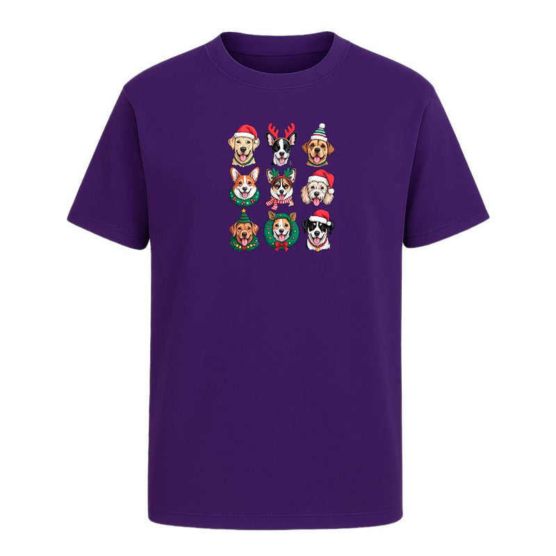 Playera Perros Navideños Dog Lover Santa Regalo Infantil