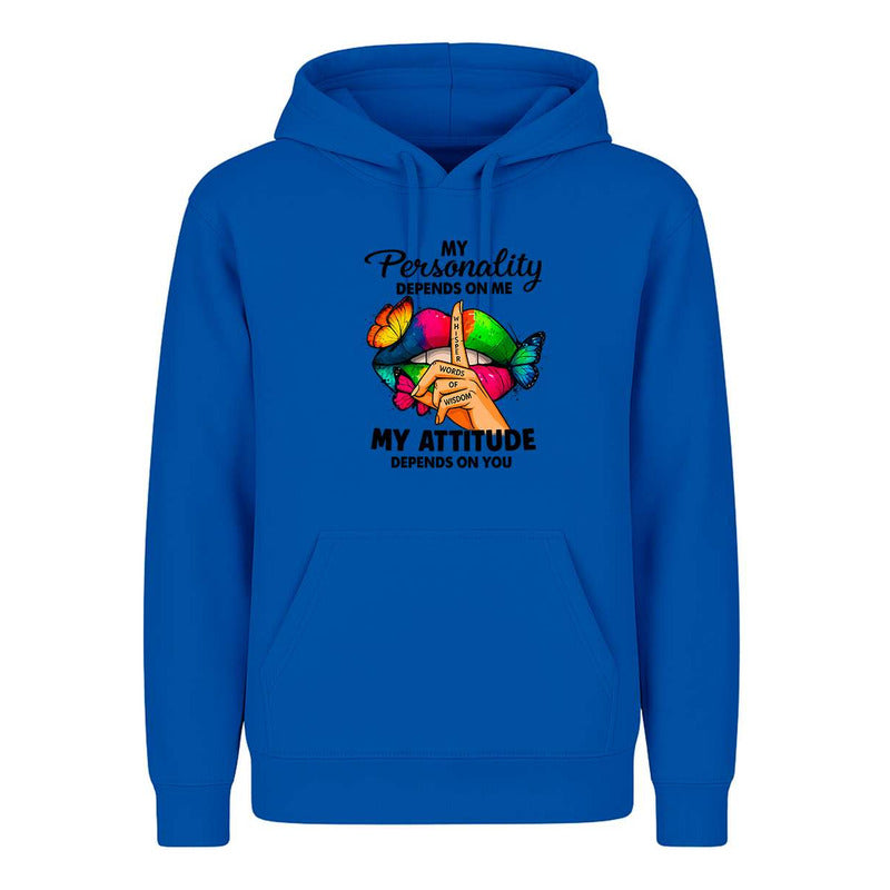 Sudadera My Personality My Attitude Sarcasmo Broma Infantil