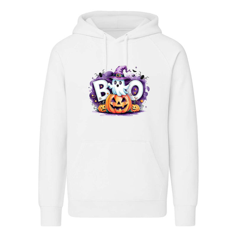 Sudadera Boo Fantasma Unisex Halloween Noche De Brujas
