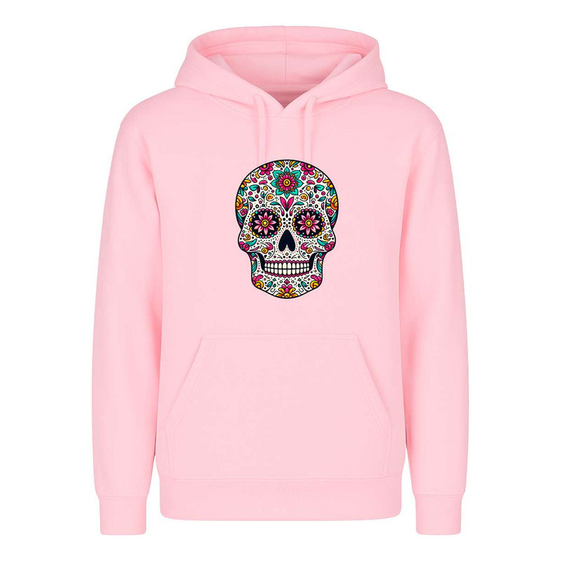 Sudadera Calavera Floral Día De Muertos Cultura Mexicana