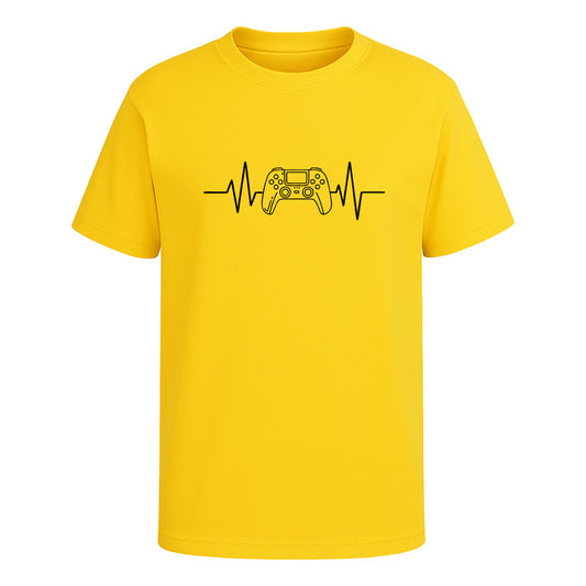 Playera Videojuegos Hombre Control Gaming Corazón Gamer