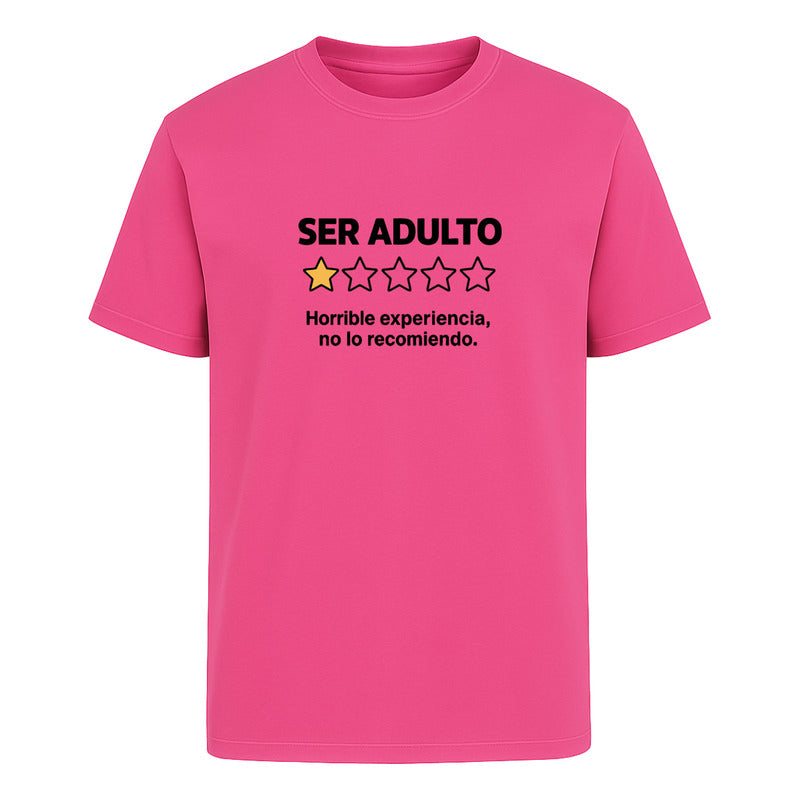 Playera "Ser Adulto No Lo Recomiendo" - Hombre