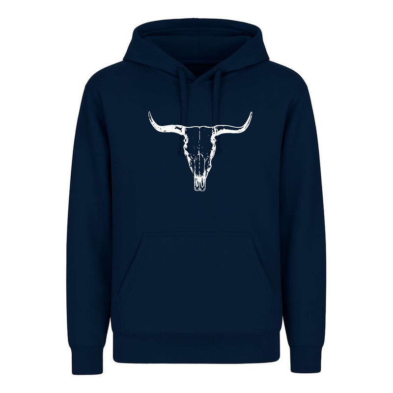 Sudadera Calavera Toro Longhorn Vaquera Rodeo México Unisex