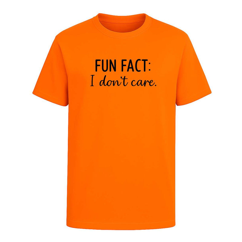 Playera "Fun Fact I Don't Care" - Infantil