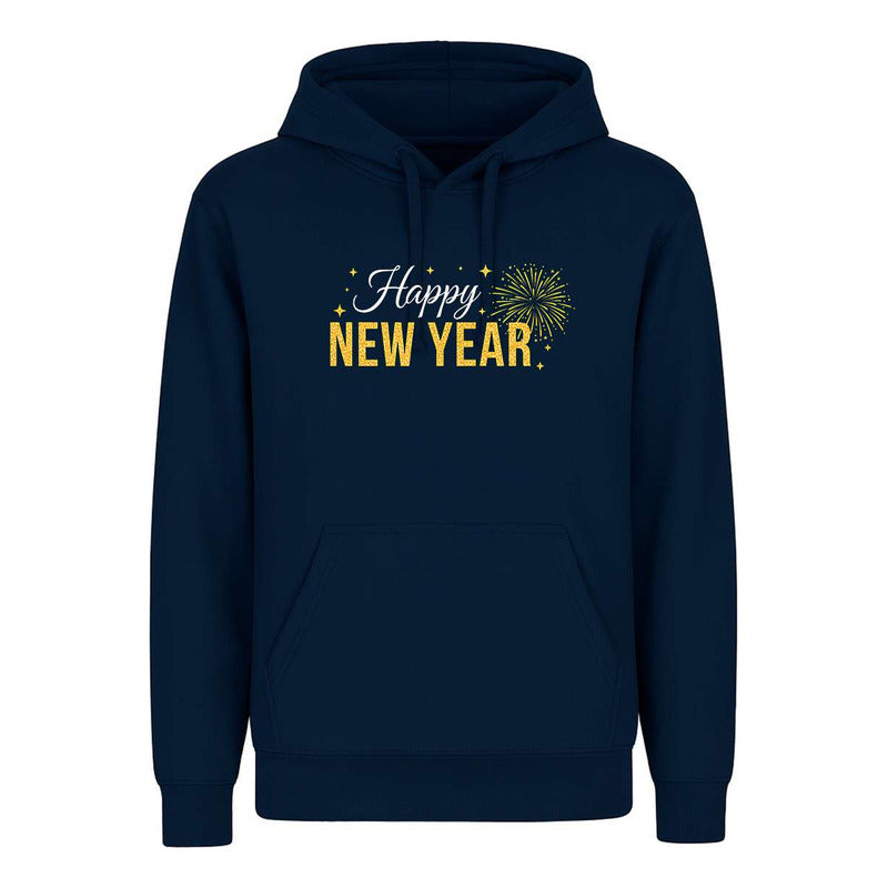 Sudadera Happy New Year Fuegos Artificiales Fiesta Unisex