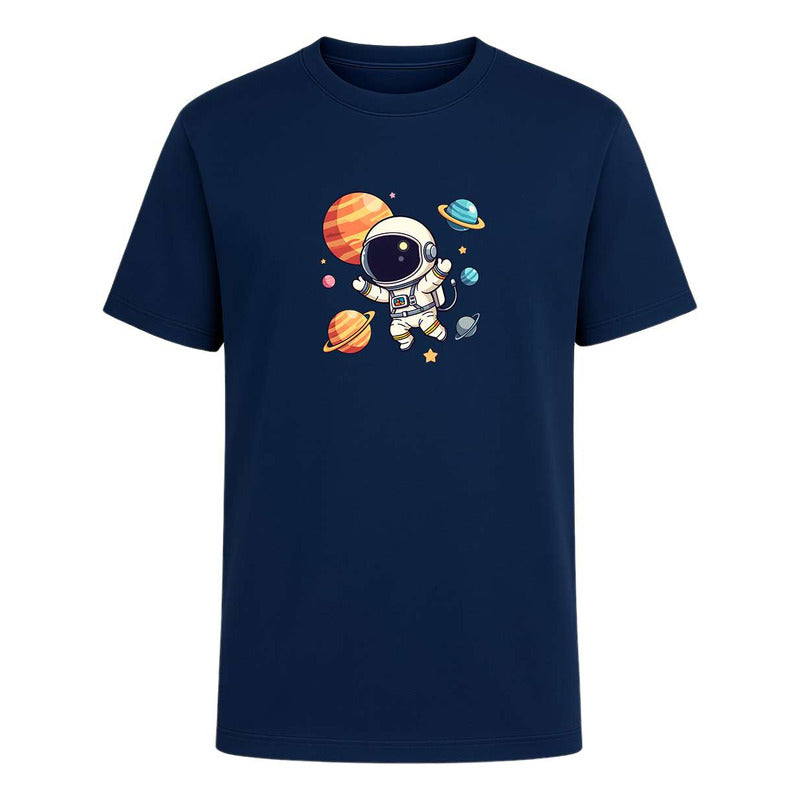 Playera "Astronauta Kawaii" Planetas - Infantil