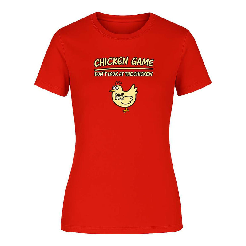 Playera "Chicken Game" Pollo Game Over - Dama
