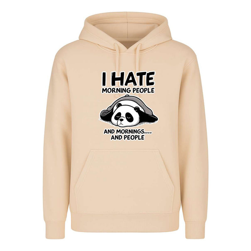 Sudadera I Hate Morning People Panda Meme Broma Unisex