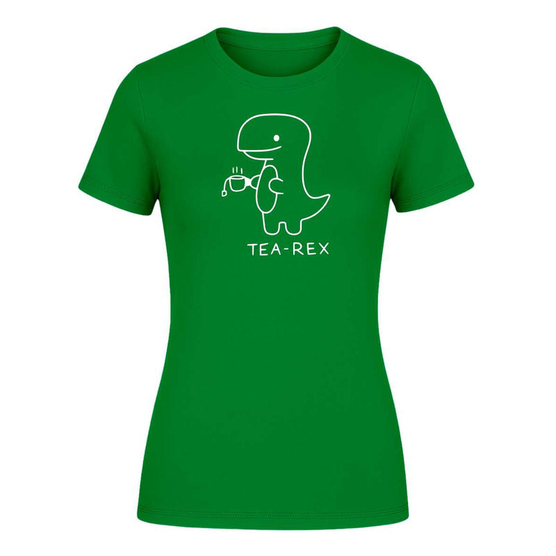 Playera "Tea Rex" Dinosaurio Kawaii - Dama