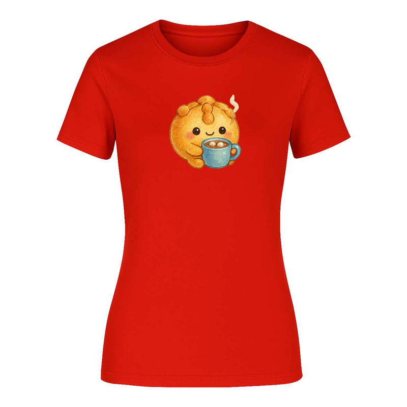 Playera Pan De Muerto Kawaii Con Chocolate Cute De Dama