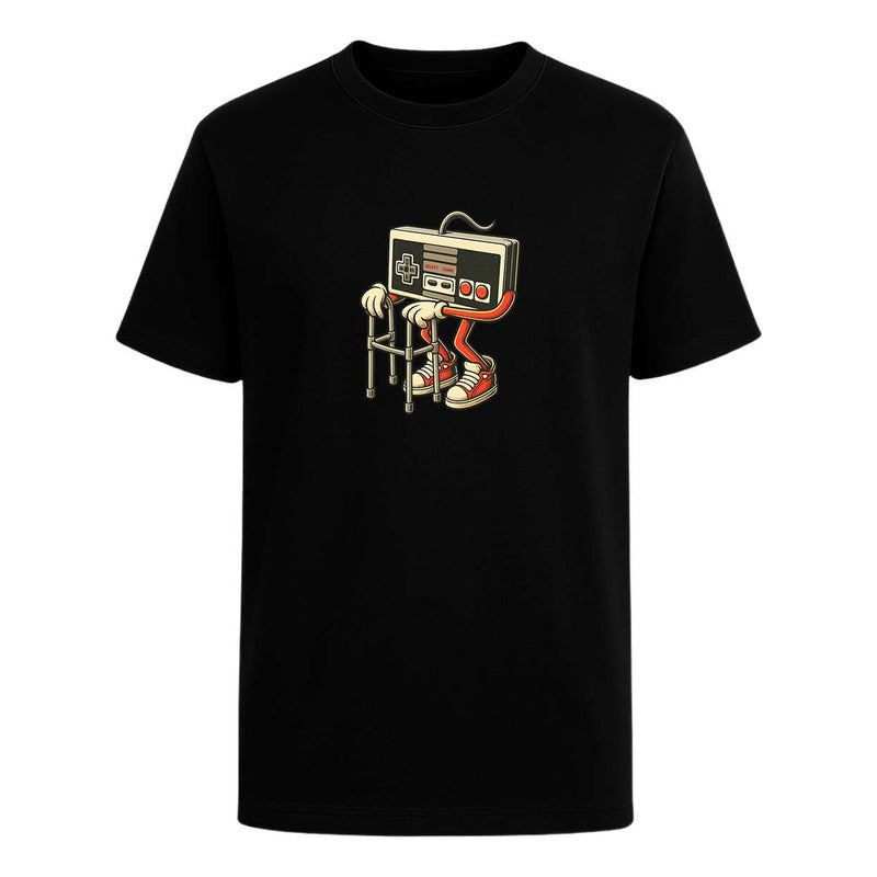 Playera Gamer Vintage Control Clásico Humor Friki Unisex