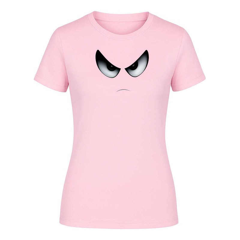 Playera "Cara Enojada" Ojos Enfadados - Dama