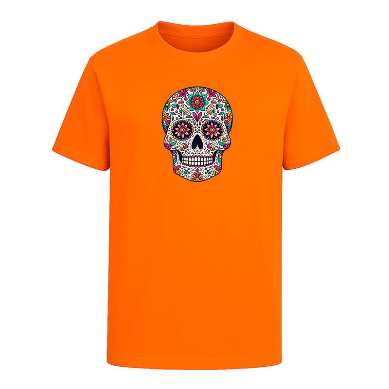 Playera Calavera Mexicana Día De Muertos Mandala Infantil