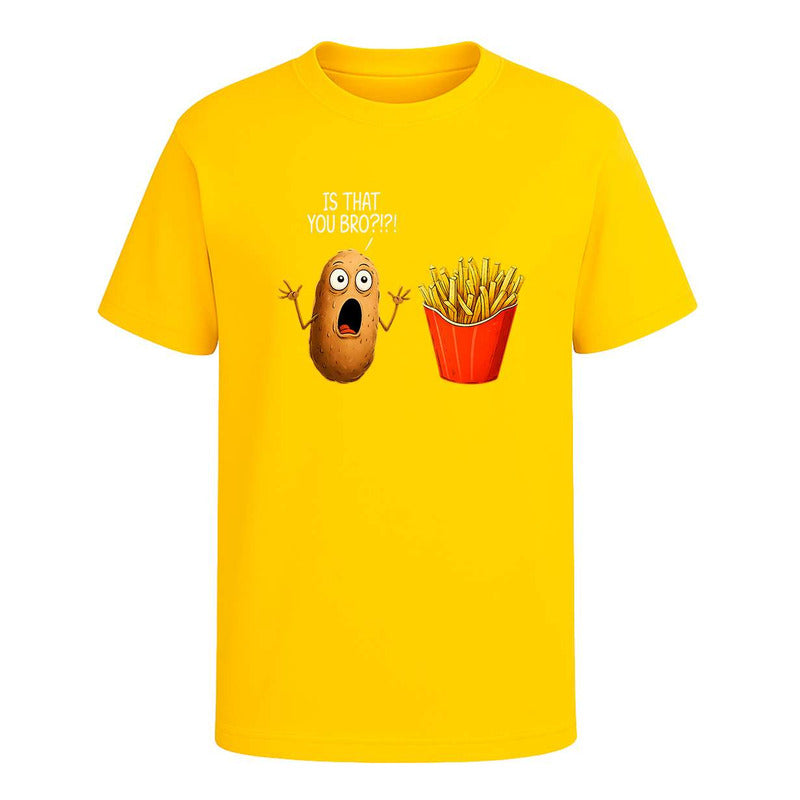 Playera Is That You Bro Papa Y Papas Fritas Broma Unisex