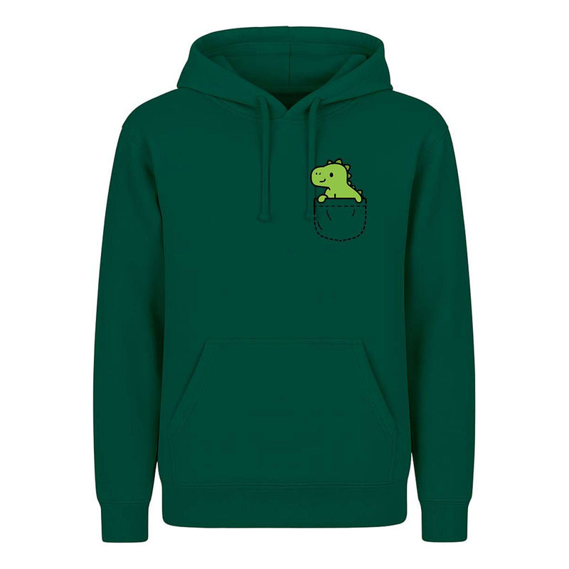 Sudadera Dinosaurio En Bolsillo Tierno Regalo Unisex