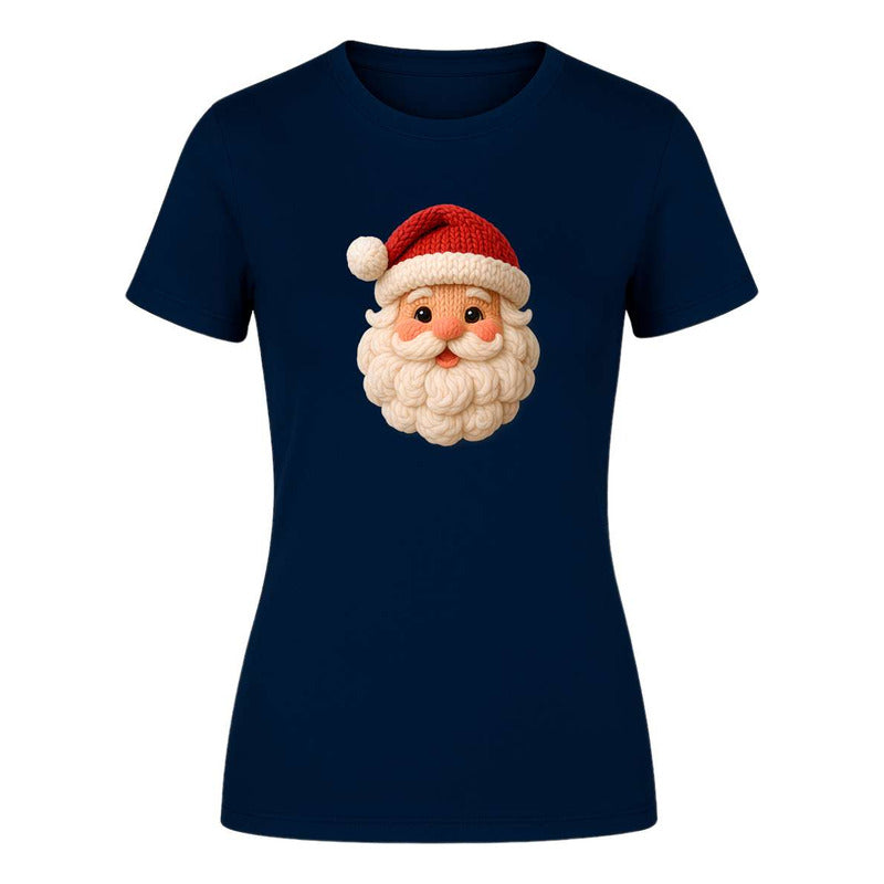 Playera Santa Tipo Knit Cute Navideña Kawaii Regalo Dama