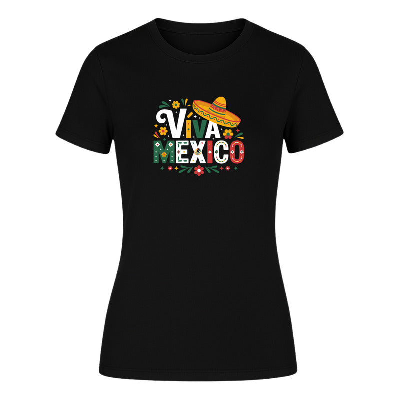 Playera "Viva México" Fiestas Patrias - Dama