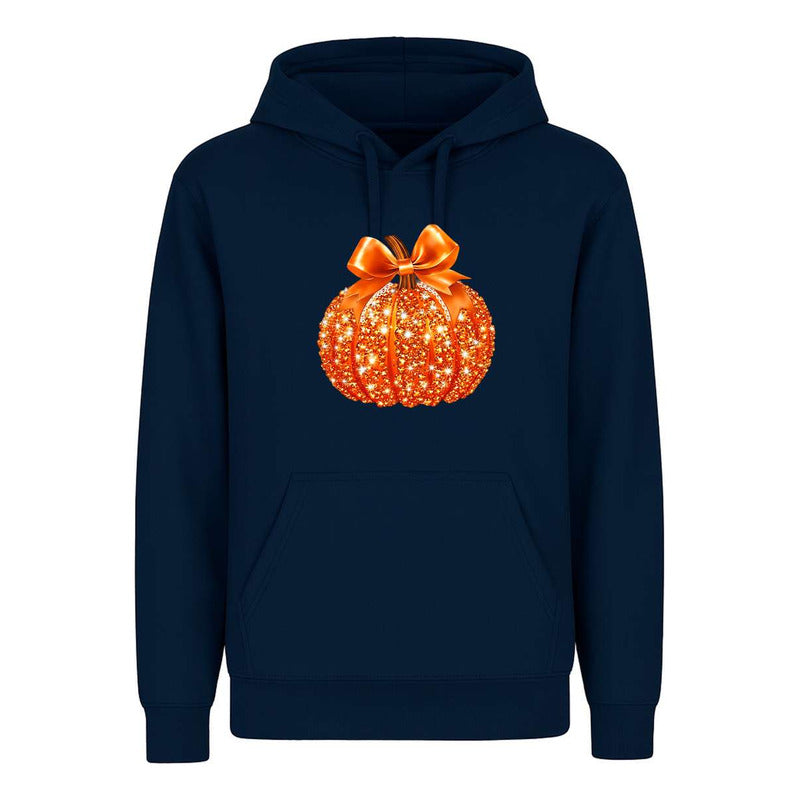 Sudadera Calabaza Brillante Lazo Halloween Fiesta Infantil