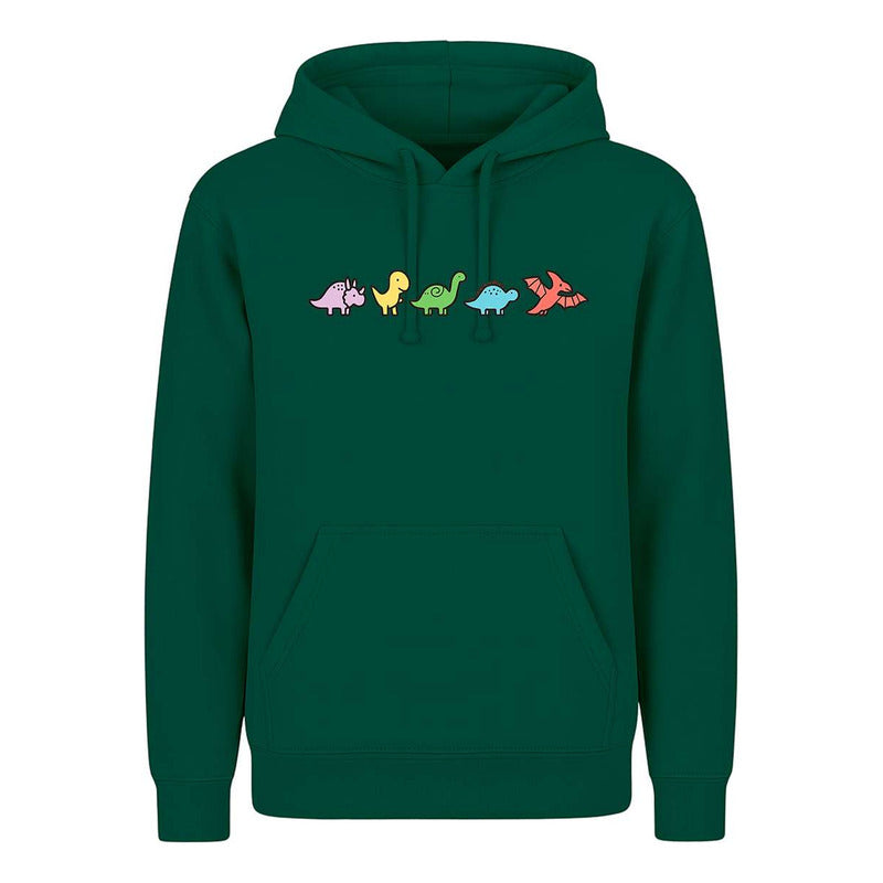 Sudadera Dinosaurios Kawaii Divertida Minimalista Unisex