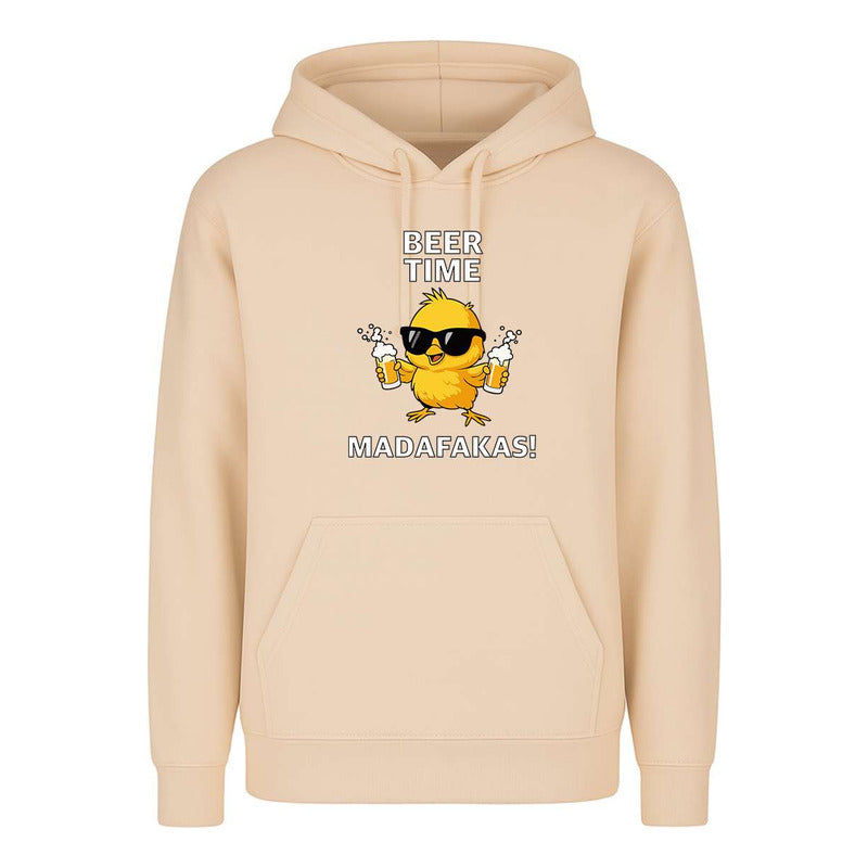 Sudadera Beer Time Madafakas Pollito Cerveza Broma Unisex