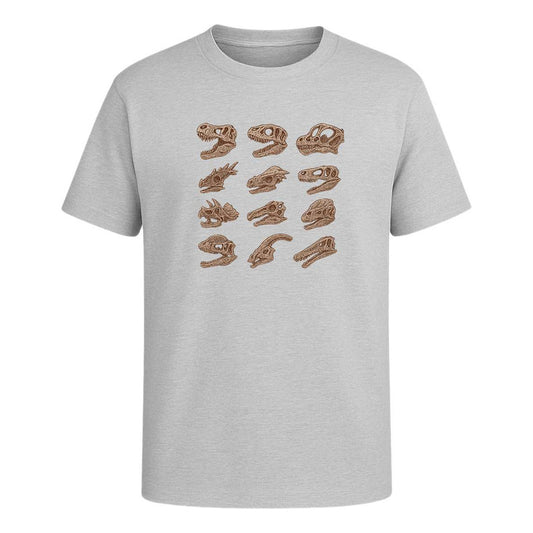 Playera "Cráneos de Dinosaurio" Fósiles - Infantil
