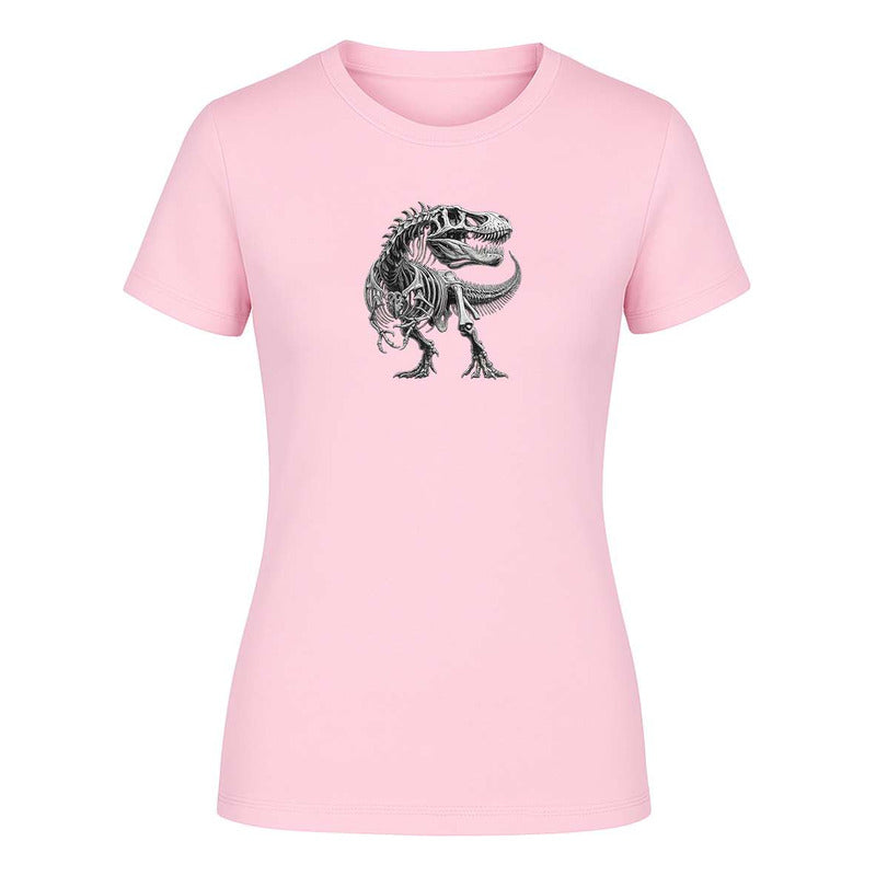 Playera "Esqueleto T-Rex" Fósil - Dama