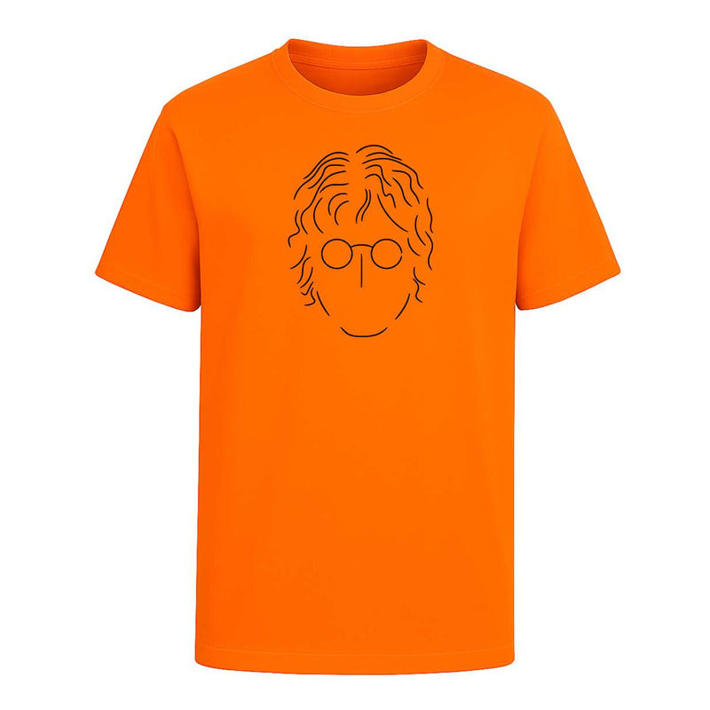 Playera John Lennon Beatles Minimal Lentes Redondos Unisex