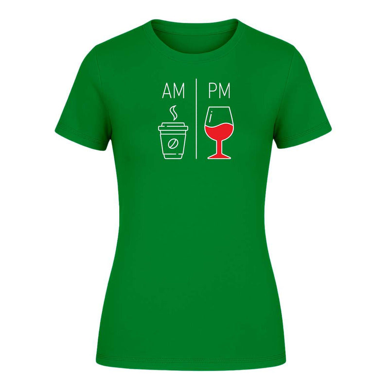 Playera "AM/PM Café y Vino" - Dama