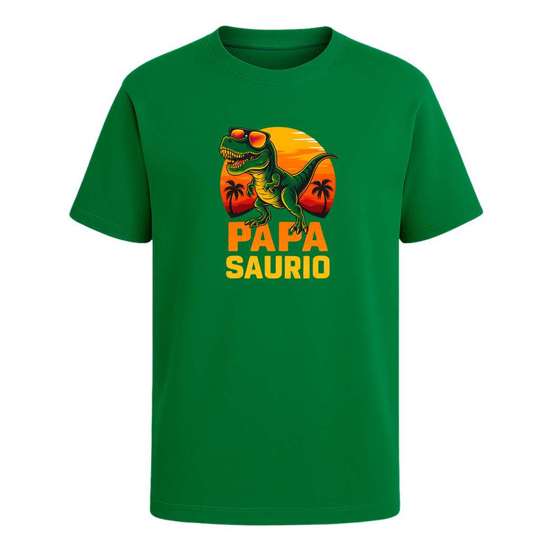 Playera Papá Saurio Dinosaurio Cool Regalo Papá Fans Unisex