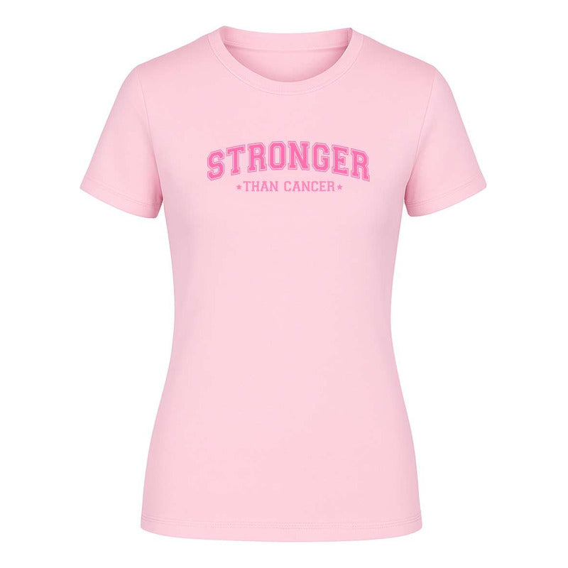 Playera "Stronger Than Cancer" Octubre Rosa - Dama