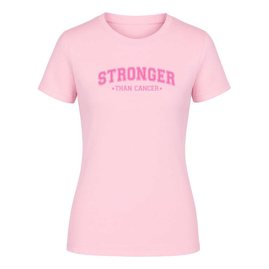 Playera "Stronger Than Cancer" Octubre Rosa - Dama