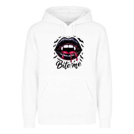 Sudadera Bite Me Vampiro Labios Sangre Halloween Infantil