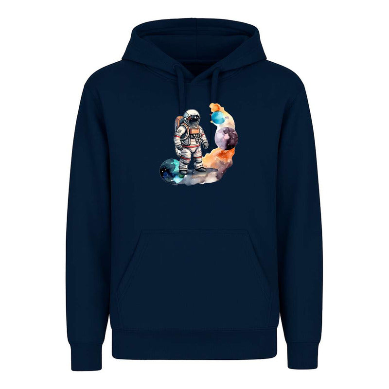 Sudadera Astronauta Acuarela Planeta Espacio Sci-fi Infantil