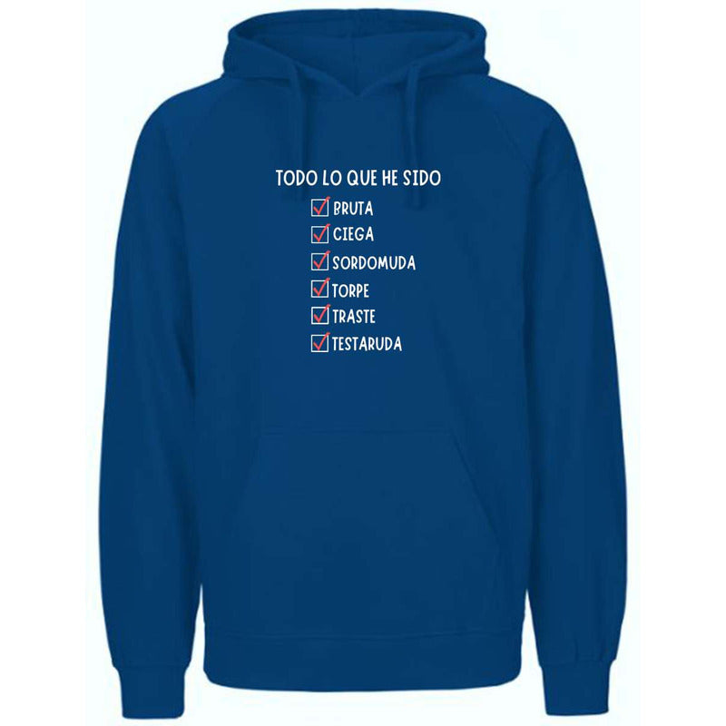 Sudadera Shakira Todo Lo Que He Sido Check List Unisex