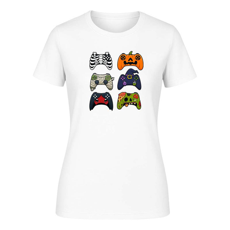 Playera Controles Gamer Halloween Videojuegos Regalo De Dama