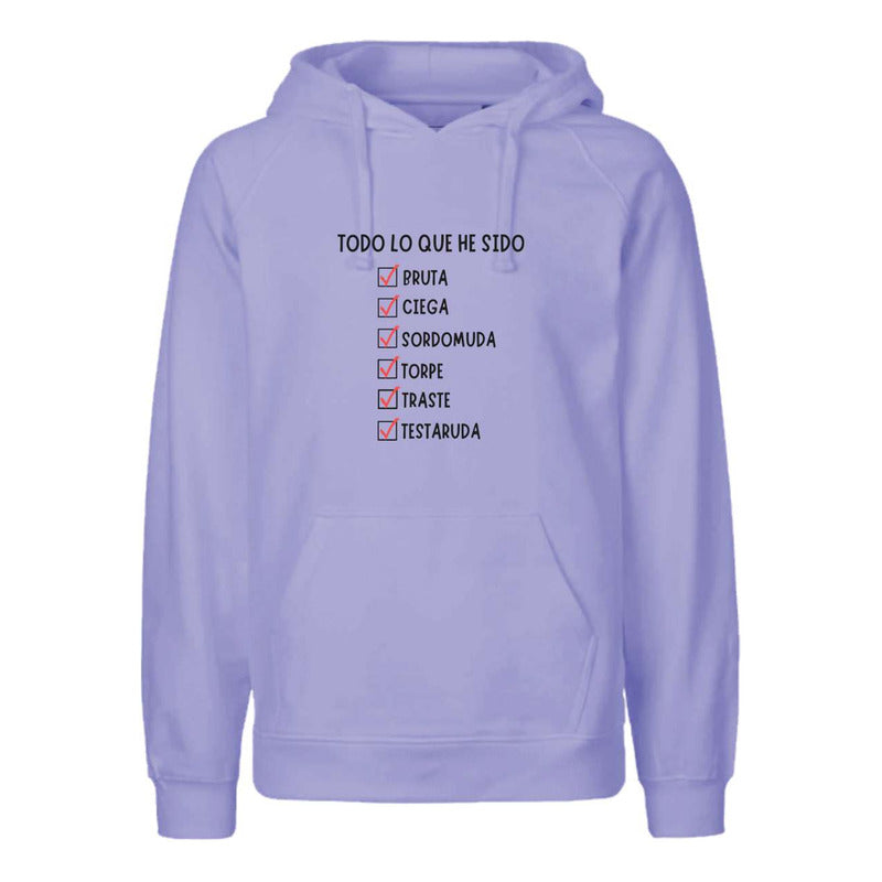 Sudadera Shakira Todo Lo Que He Sido Check List Unisex