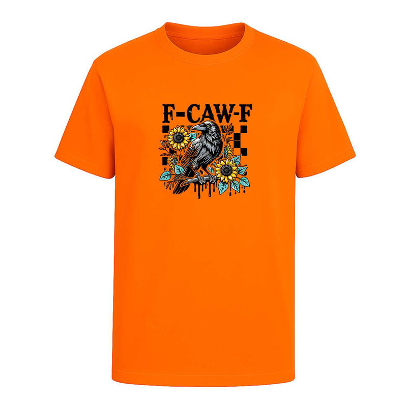 Playera F-caw-f Cuervo Humor Negro Broma Divertida Unisex