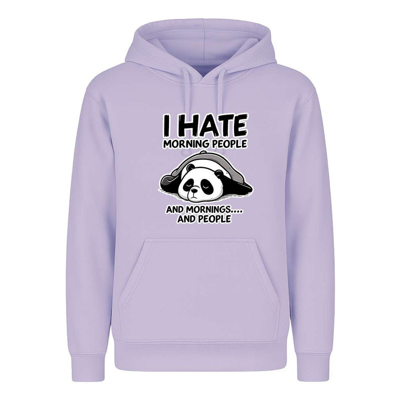 Sudadera I Hate Morning People Panda Meme Broma Unisex