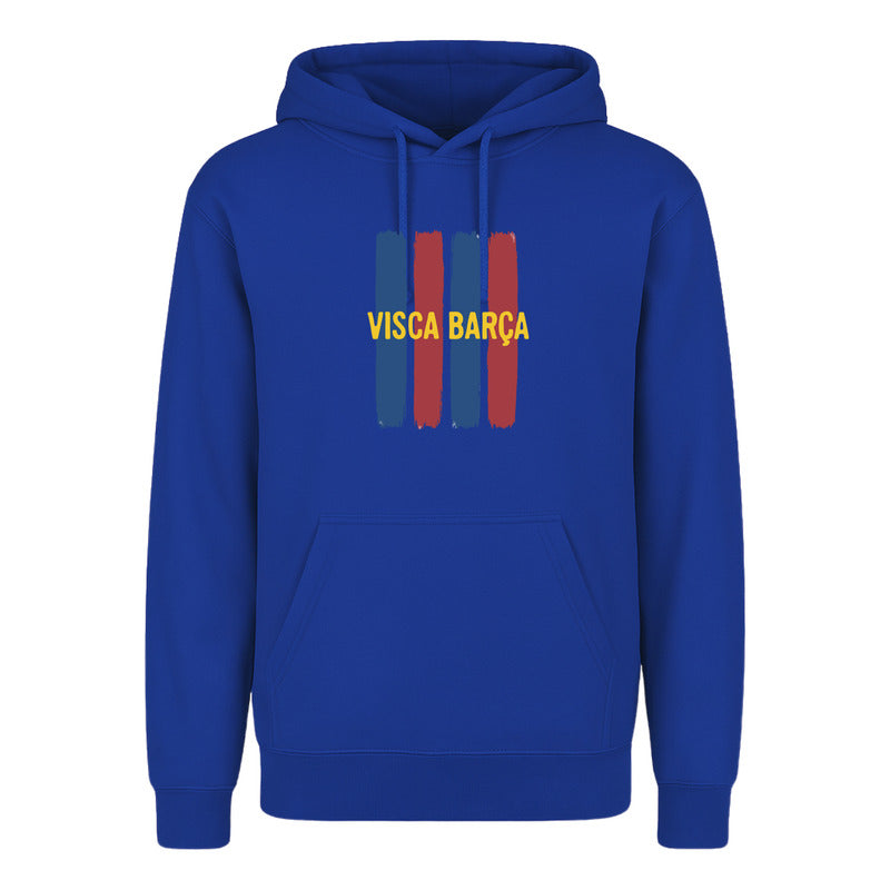 Sudadera Visca Barça Unisex Diseño Afición Azulgrana Futbol