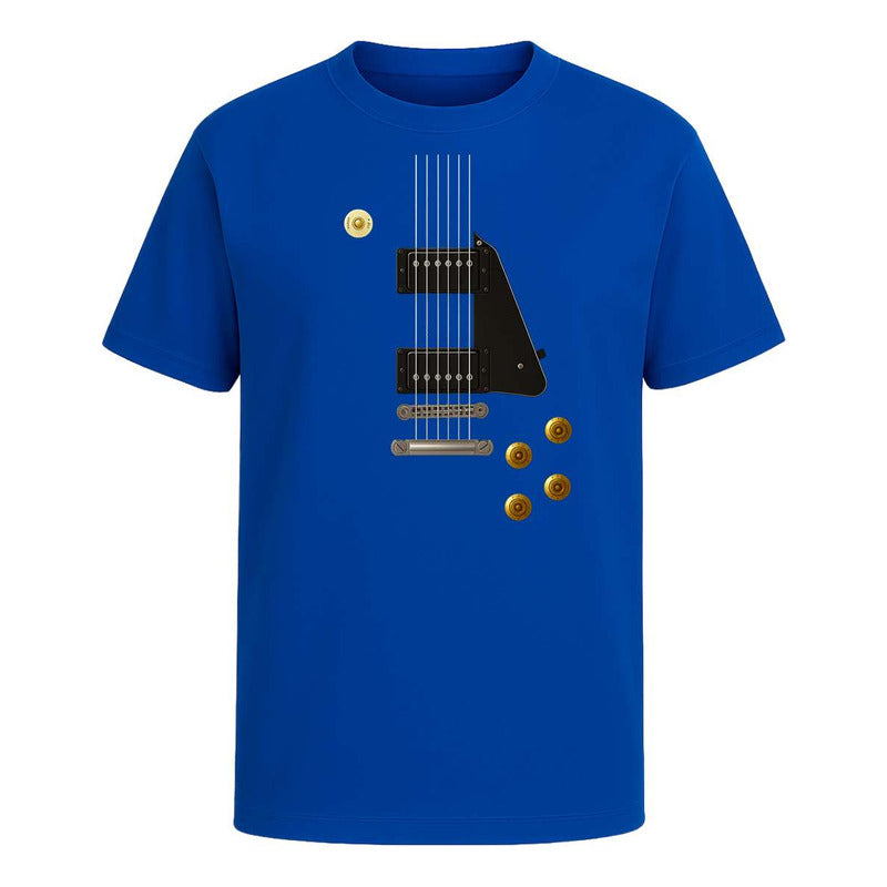 Playera "Guitarra Eléctrica" Rock Metal - Hombre