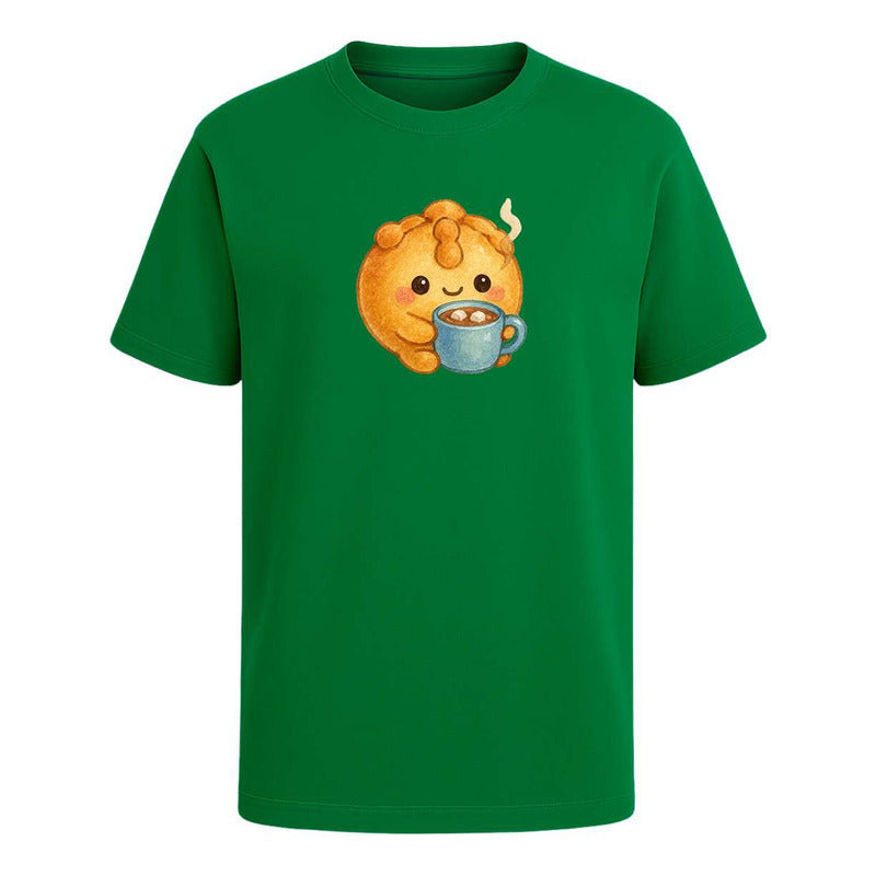 Playera Pan De Muerto Kawaii Con Chocolate Cute Unisex