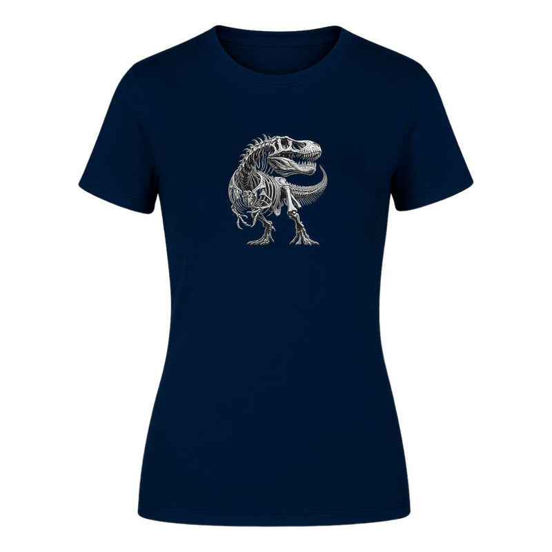 Playera "Esqueleto T-Rex" Fósil - Dama