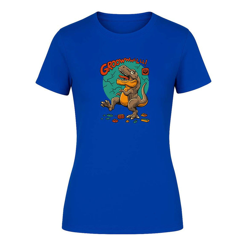 Playera "Dinosaurio Bloques" Divertida - Dama