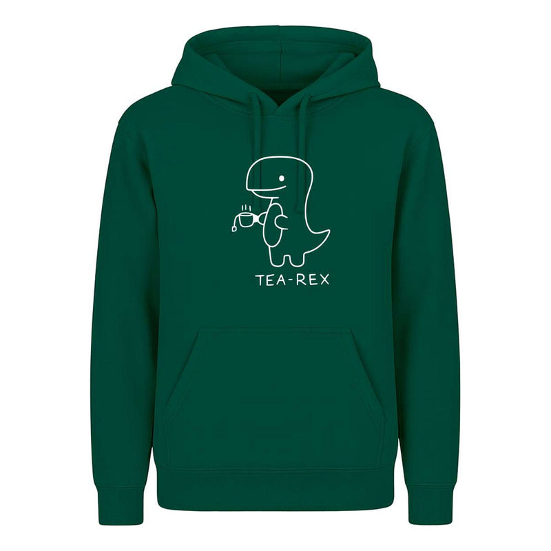 Sudadera Tea Rex Dinosaurio Con Té Cute Kawaii Regalo Unisex