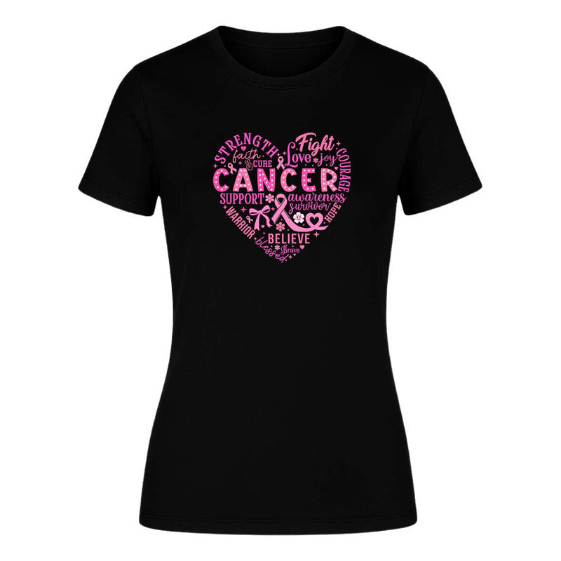 Playera Cancer Survivor Lucha Esperanza Amor Vida De Dama